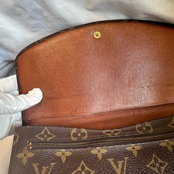 Louis Vuitton Monogram Lava Clutch Bag 🤎Preloved. Zipper pull missing - Picture 8 of 9